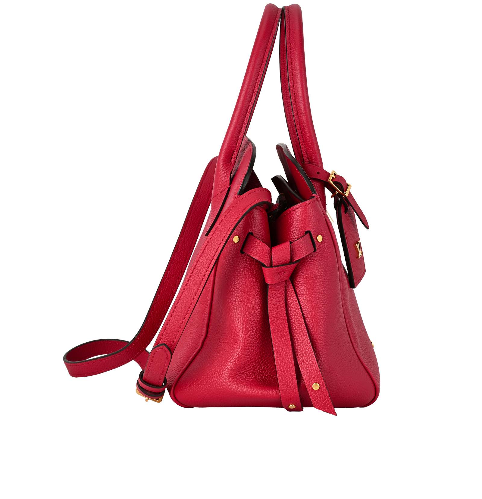 Milla PM, &pound;1,200, Handbags, Red, Leather, Side view